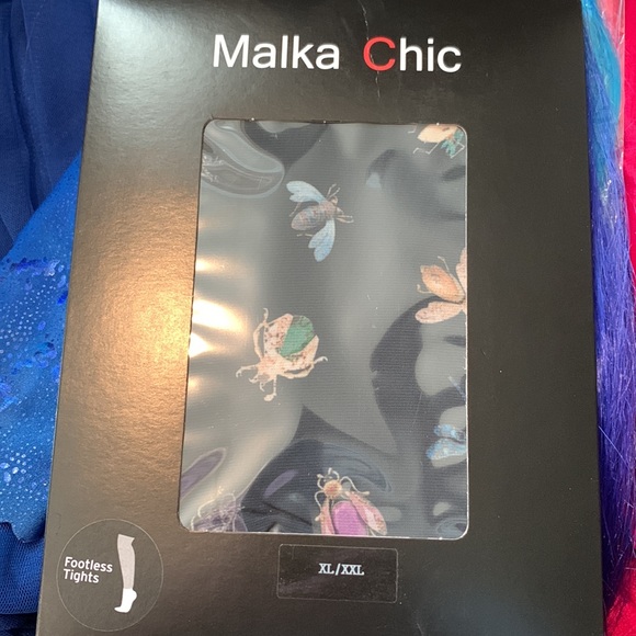 RAINBOW BALLERINA COSTUME -Adult XL/XXL. 2 tutus- black, rainbow. Extras! NWOT. - Picture 5 of 11